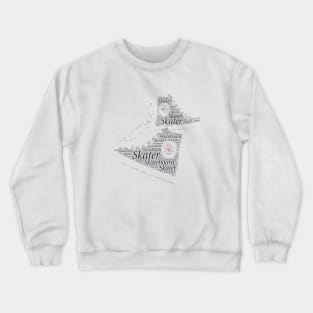 Skater Skateboard Crewneck Sweatshirt